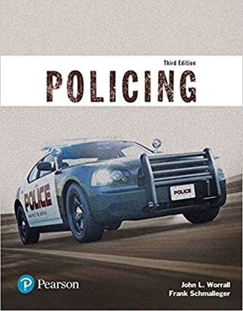 Book cover of Policing (Third Edition)