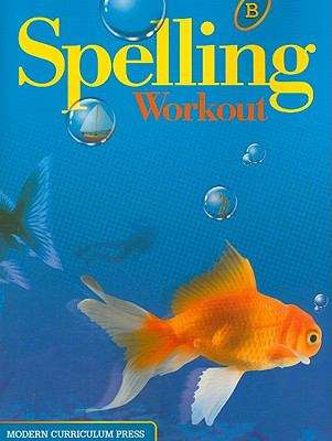Book cover of Spelling Workout: Level B