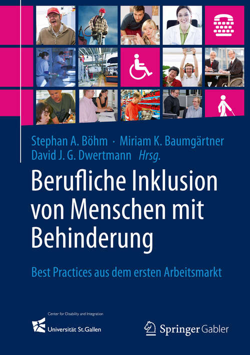 Book cover of Berufliche Inklusion von Menschen mit Behinderung: Best Practices aus dem ersten Arbeitsmarkt