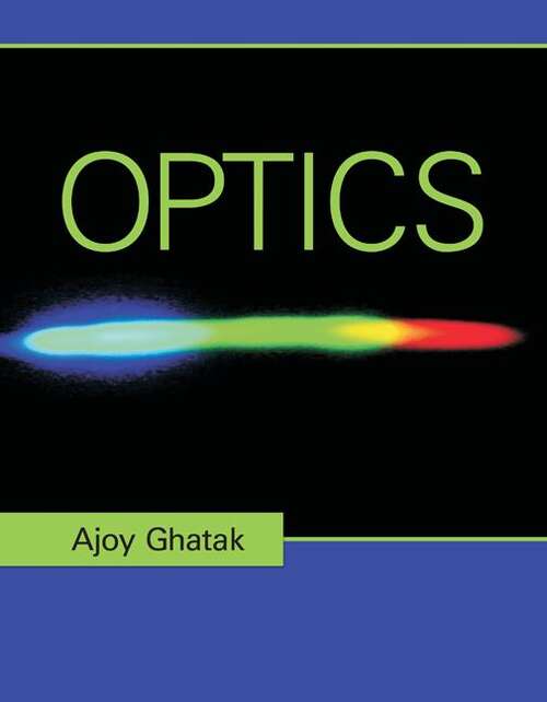 Book cover of Optics