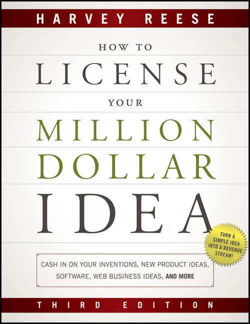 Book cover of How to License Your Million Dollar Idea