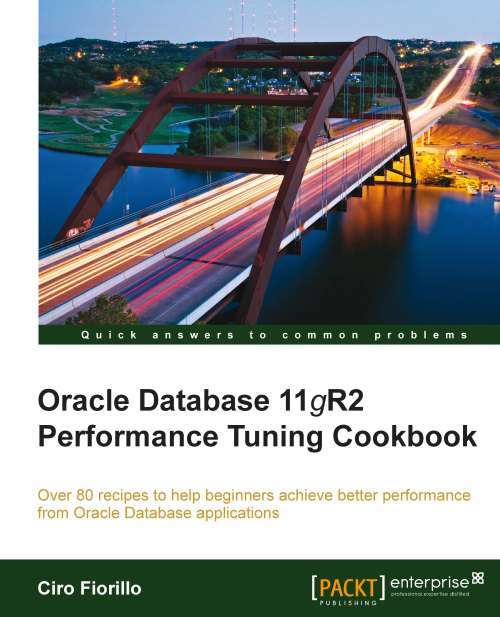 Book cover of Oracle Database 11gR2 Performance Tuning Cookbook