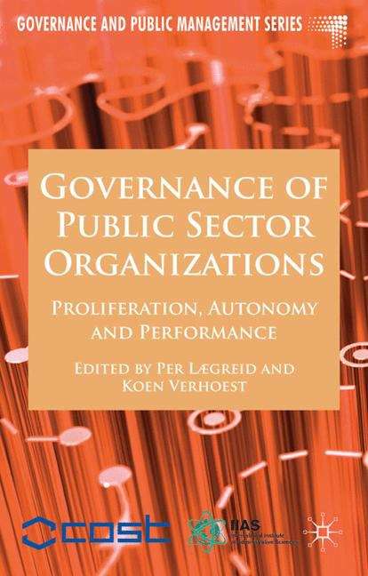 Book cover of Governance of Public Sector Organizations