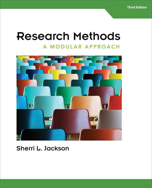 Book cover of Research Methods: A Modular Approach (Third Edition )