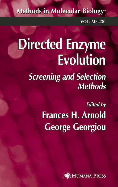Book cover of Directed Enzyme Evolution
