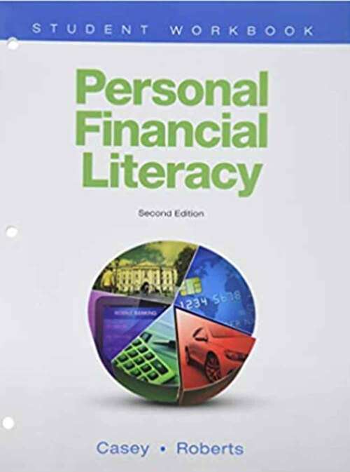 Personal Financial Literacy Workbook for Personal Financial Literacy