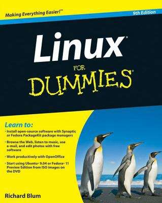 Book cover of Linux For Dummies