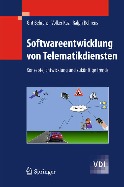 Book cover of Softwareentwicklung von Telematikdiensten