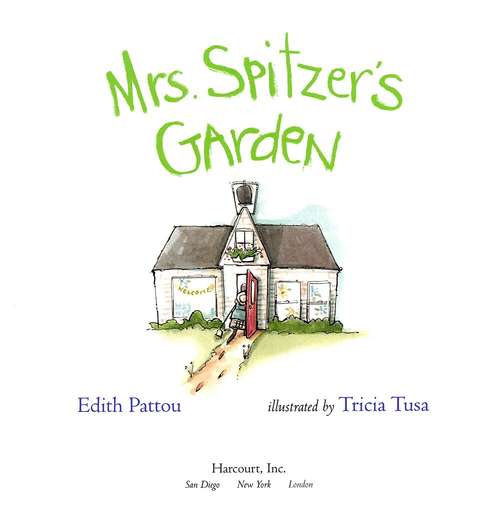 Book cover of Mrs. Spitzers Garden