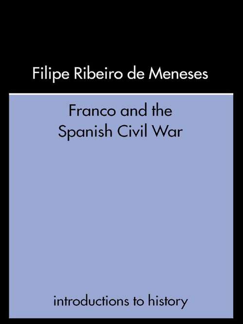 Book cover of Franco and the Spanish Civil War