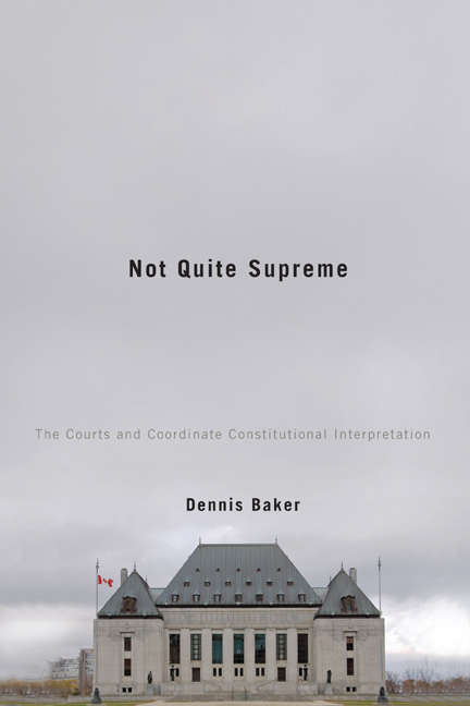 Book cover of Not Quite Supreme