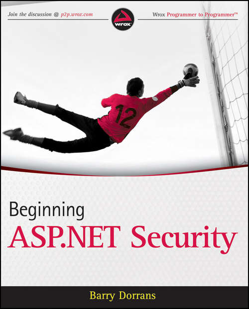 Book cover of Beginning ASP.NET Security
