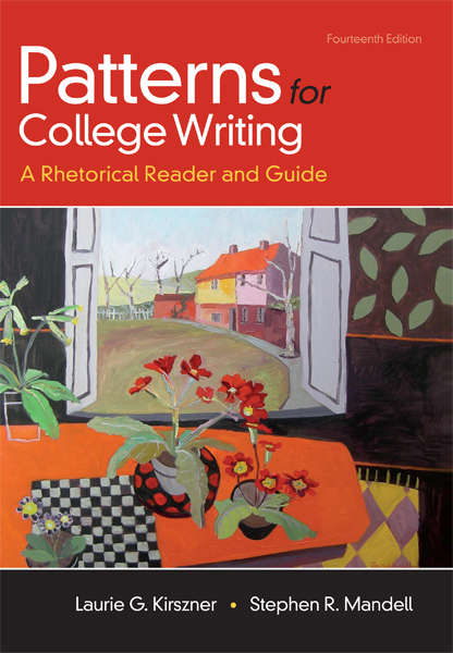 Book cover of Patterns for College Writing: A Rhetorical Reader And Guide