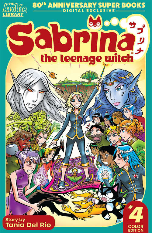 Book cover of Sabrina Manga: Color Collection Vol. 4 (Archie Comics 80th Anniversary Presents #22)