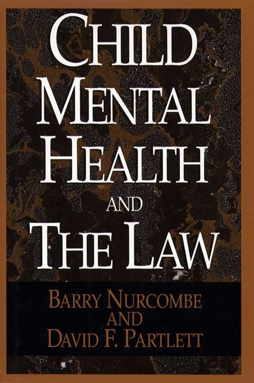 Book cover of Child Mental Health and the Law