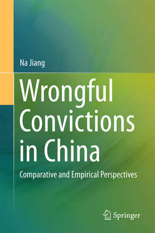 Book cover of Wrongful Convictions in China