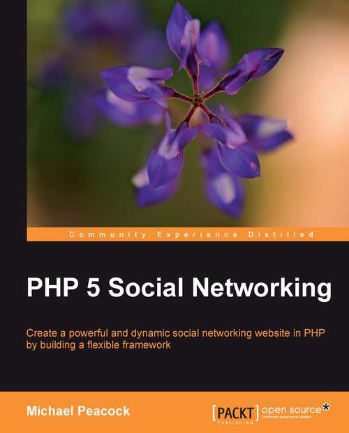 Book cover of PHP 5 Social Networking