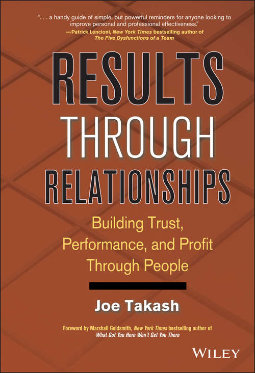 Book cover of Results Through Relationships