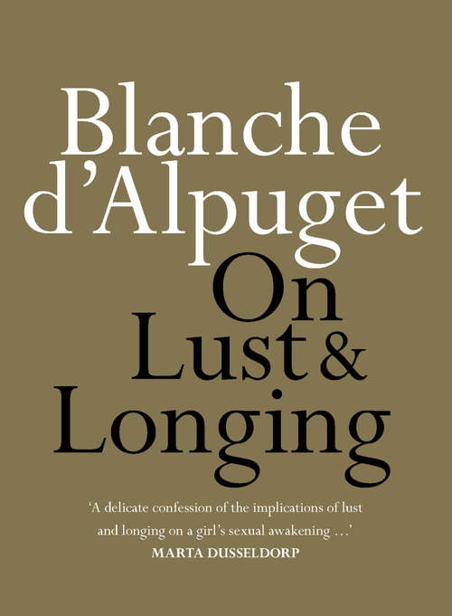 Book cover of On Lust & Longing