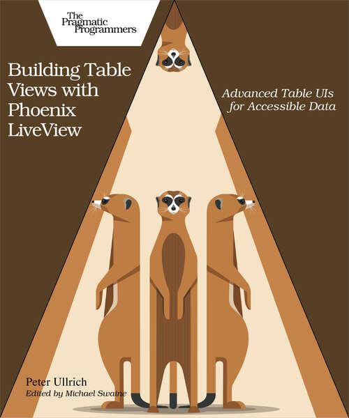 Book cover of Building Table Views with Phoenix LiveView