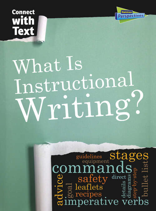 Book cover of What is Instructional Writing?