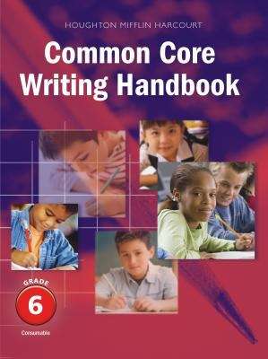 Book cover of Common Core Writing Handbook, Grade 6