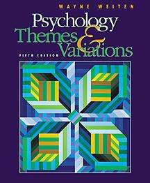 Book cover of Psychology: Themes and Variations (5th Edition)