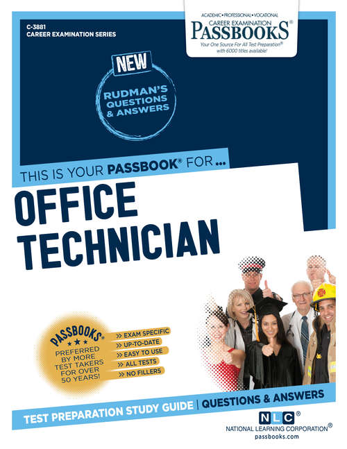 Book cover of Office Technician: Passbooks Study Guide (Career Examination Series)