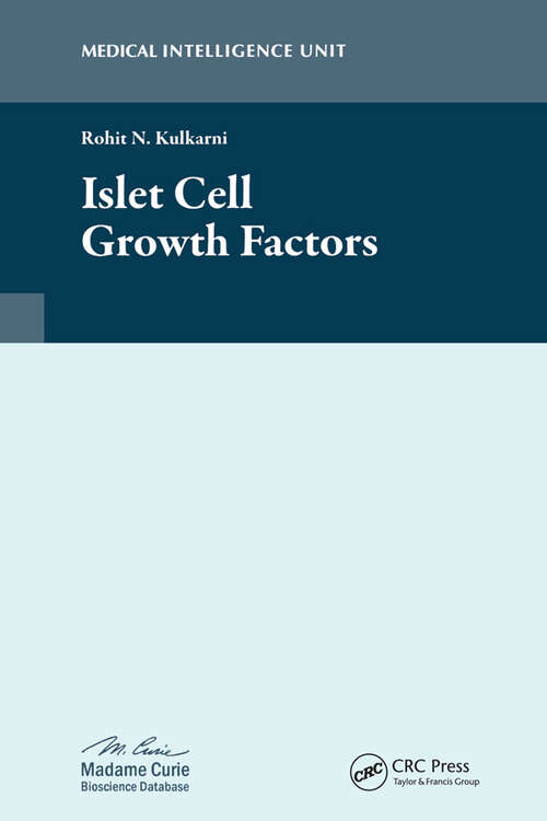 Book cover of Islet Cell Growth Factors