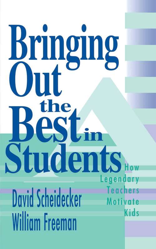 Book cover of Bringing Out the Best in Students