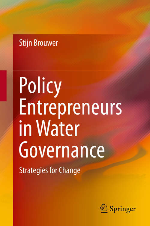 Book cover of Policy Entrepreneurs in Water Governance