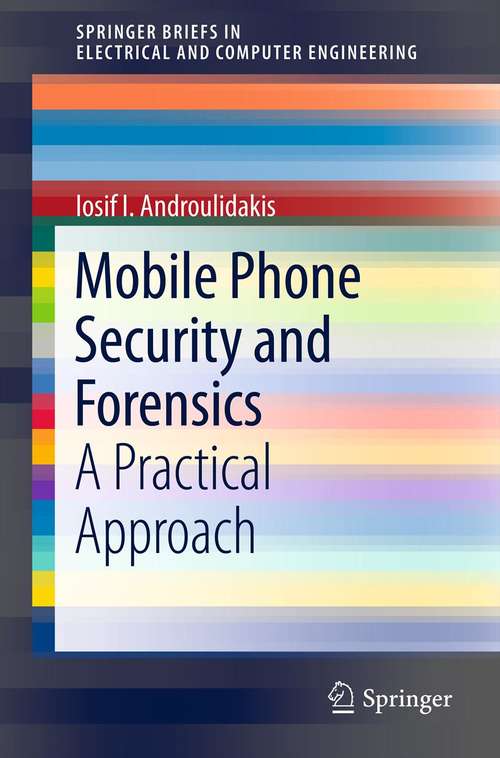 Book cover of Mobile Phone Security and Forensics