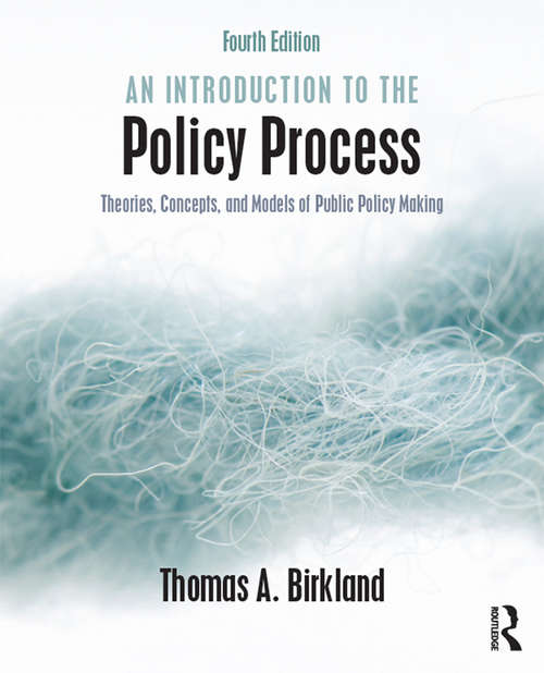 Book cover of An Introduction to the Policy Process