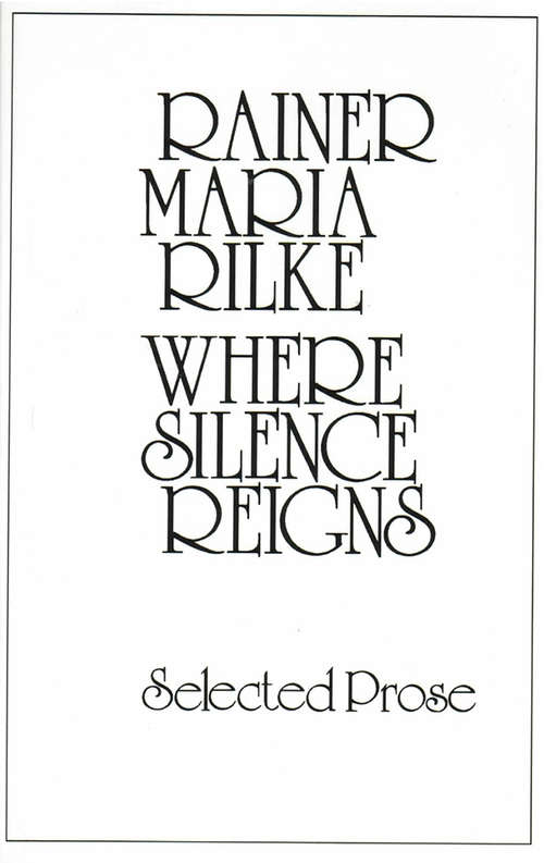 Book cover of Where Silence Reigns