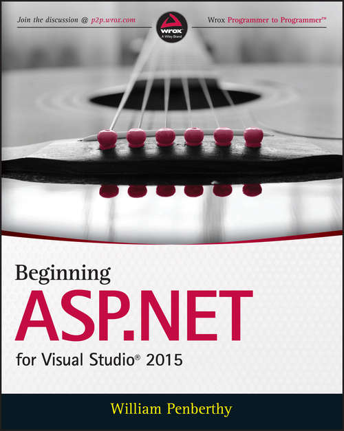 Book cover of Beginning ASP.NET for Visual Studio 2015