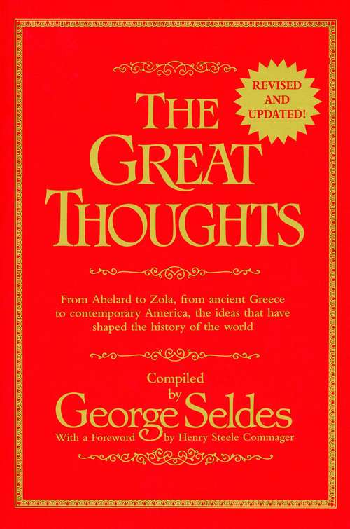 Book cover of Great Thoughts, Revised and Updated