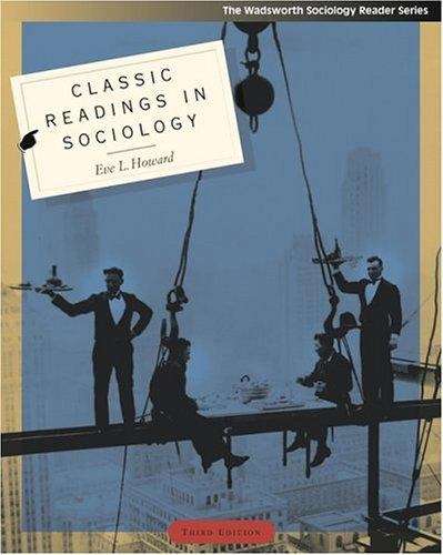 Book cover of Classic Readings in Sociology