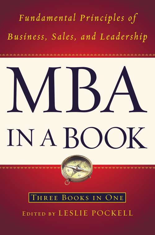 Book cover of MBA in a Book: Fundamental Principles of Business, Sales, and Leadership