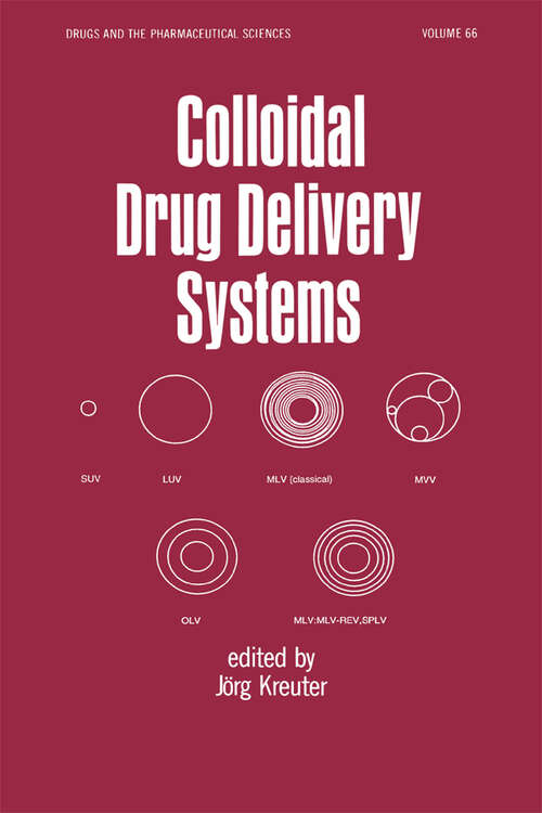 Book cover of Colloidal Drug Delivery Systems (Drugs and the Pharmaceutical Sciences)