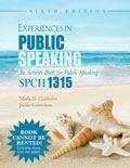 Book cover of Experiences In Public Speaking: An Activity Book for Public Speaking: SPCH 1315 (Sixth Edition)