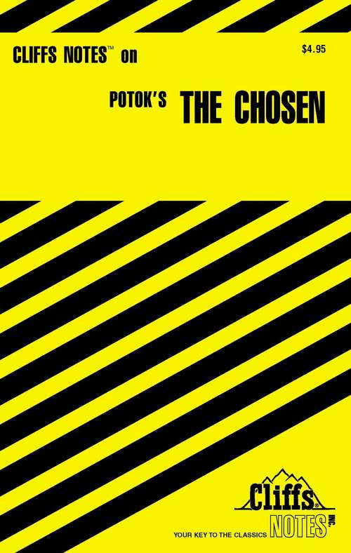 Book cover of CliffsNotes on Potok's The Chosen