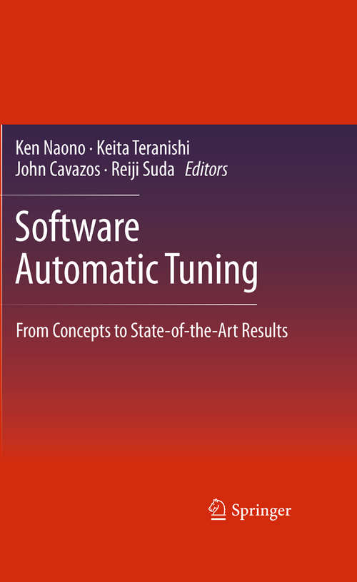 Book cover of Software Automatic Tuning