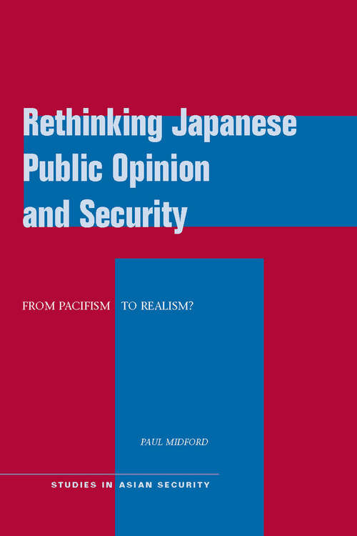 Book cover of Rethinking Japanese Public Opinion and Security