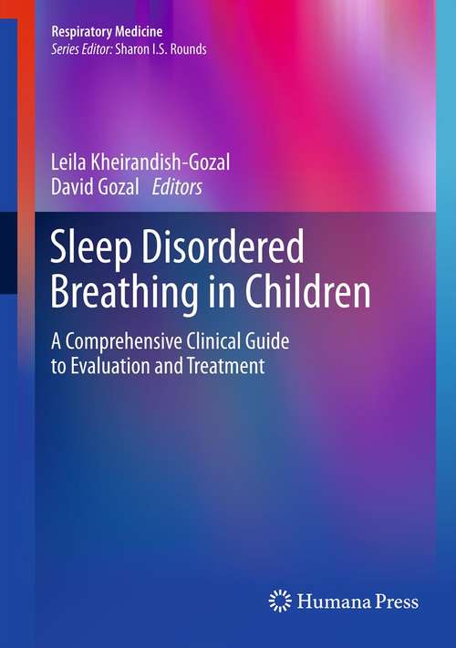 Book cover of Sleep Disordered Breathing in Children