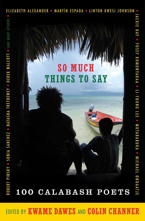 Book cover of So Much Things to Say