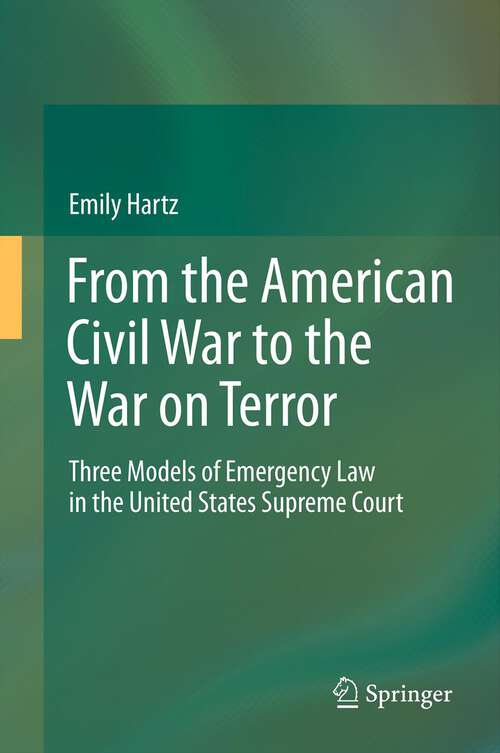 Book cover of From the American Civil War to the War on Terror