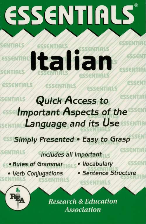 Book cover of Italian Essentials
