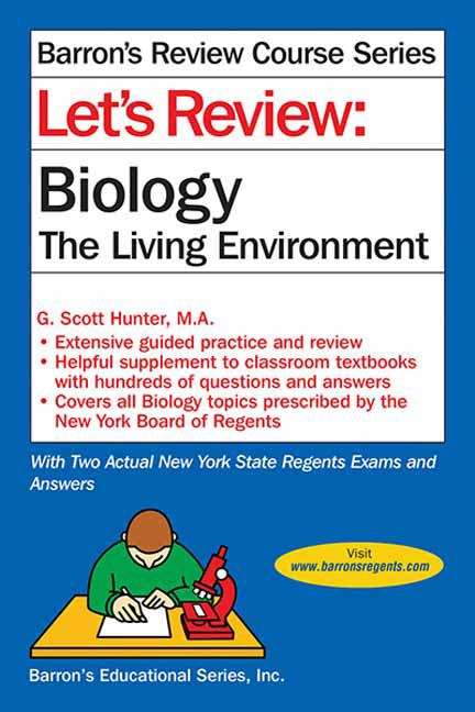 Book cover of Let's Review Biology : The Living Environment (Sixth Edition )
