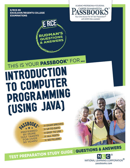 Book cover of Introduction to Computer Programming (using Java): Passbooks Study Guide (Excelsior/Regents College Examination Series)