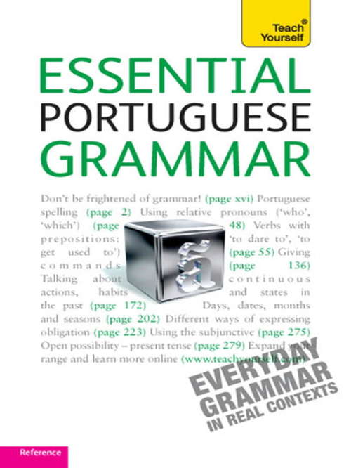 Book cover of Essential Portuguese Grammar: Teach Yourself